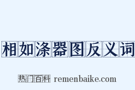 相如涤器图反义词是什么意思的图片
